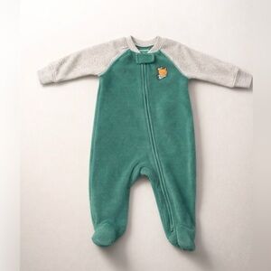 Carter's Teal and Gray Kids Footie